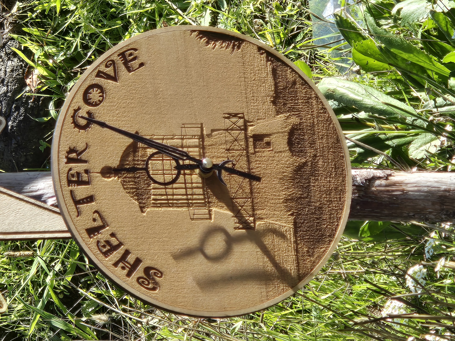Shelter Cove lighthouse clock